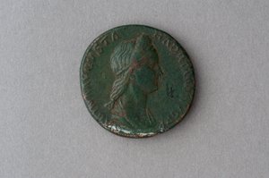 Sestercio de Vibia Sabina